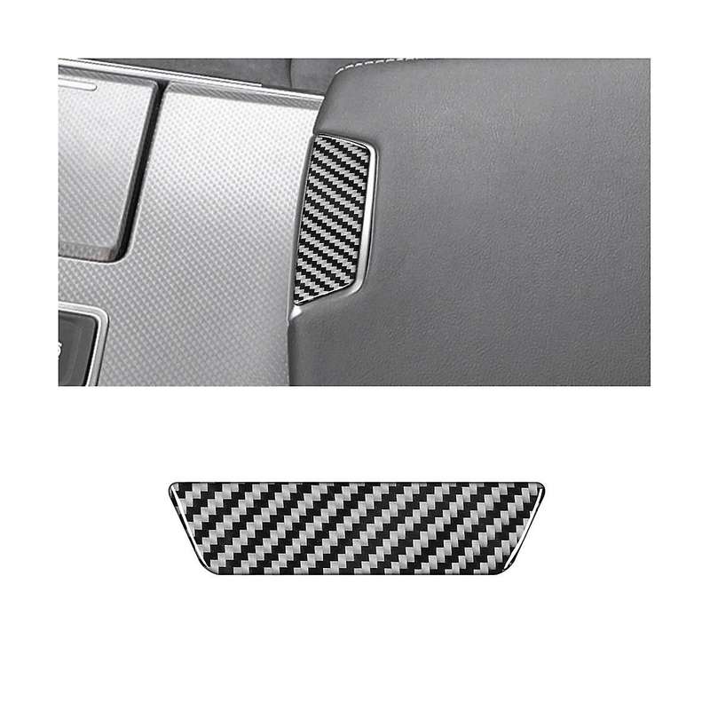 Carbon Fiber Stickers for A6 C8 2019-2023 Car Armrest Box Button Decorative Panel Interior Accessor