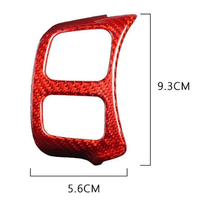 Carbon Fiber Sticker Trim Car Steering Wheel Button Frame Decor Cover for NX IS