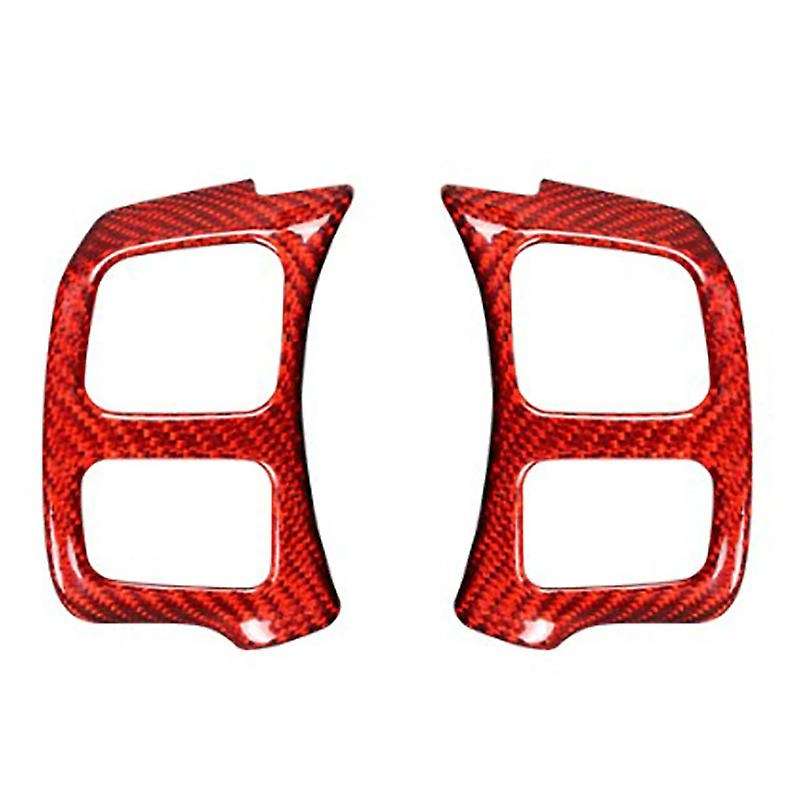 Carbon Fiber Sticker Trim Car Steering Wheel Button Frame Decor Cover for NX IS