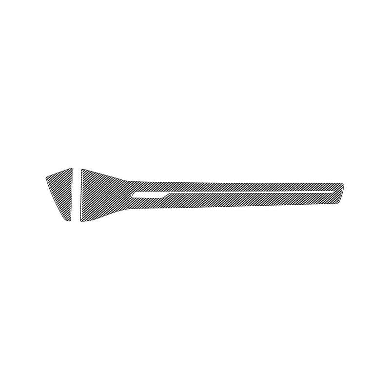 Carbon Fiber Stickers for A6 C8 2019-2023 Car Center Control Dashboard Decorative Panel Trim Interi