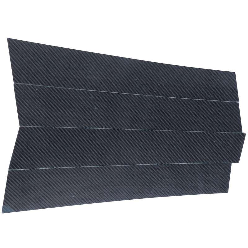 Carbon Fiber Stickers for FX 2009-2013 QX70 2014+ B Pillar Door Post Window Pillars Cover Trim Tunin