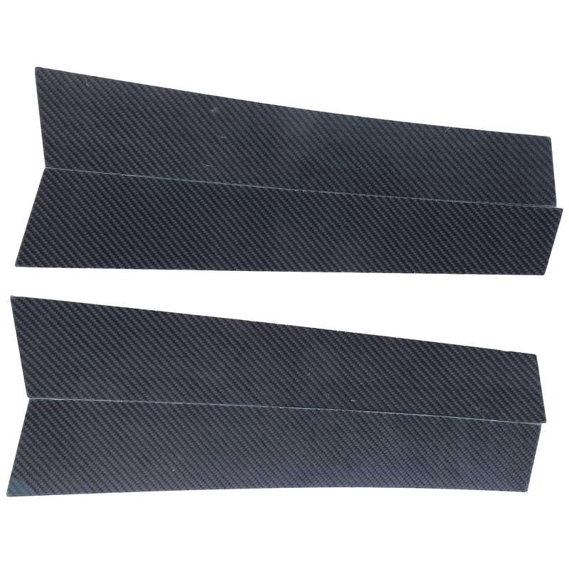 Carbon Fiber Stickers for FX 2009-2013 QX70 2014+ B Pillar Door Post Window Pillars Cover Trim Tunin