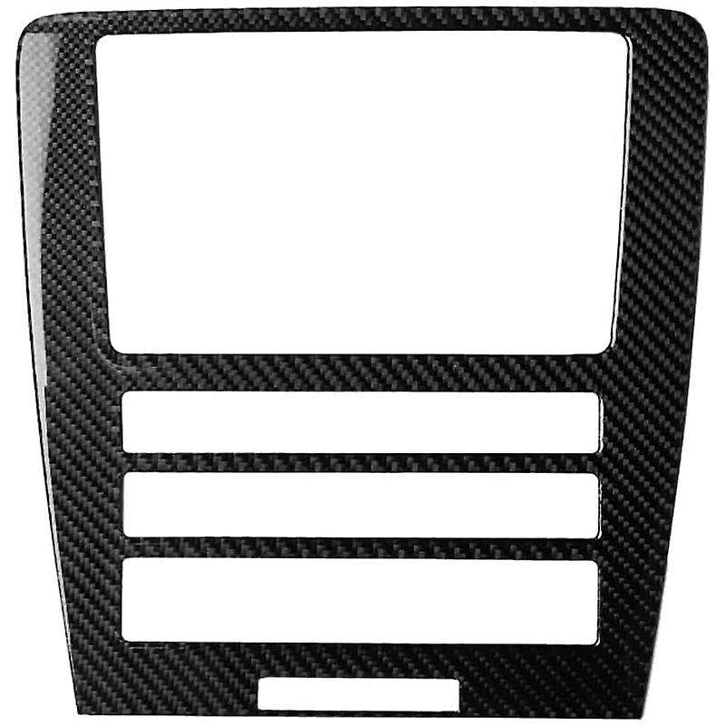 Carbon Fiber Stickers, Central Control CD Panel Cover Moulding, Car Interior Stickers for 2009-2013