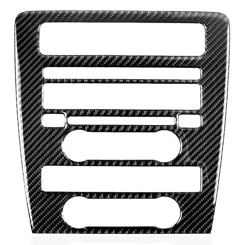 Carbon Fiber Stickers, Central Control CD Panel Cover Moulding, Car Interior Stickers for 2009-2013,