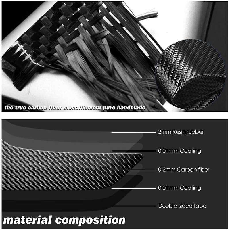 Carbon Fiber Stickers, Central Control CD Panel Cover Moulding, Car Interior Stickers for 2009-2013,