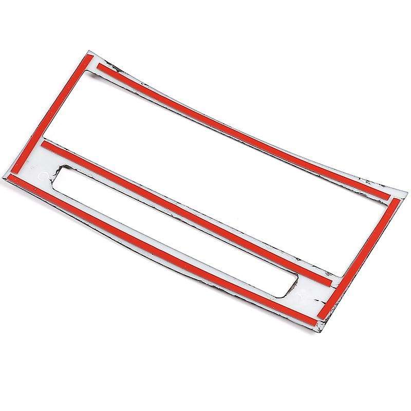 Carbon Fiber Style ABS Inner Center Console CD Button Frame Trim Sticker for E Class W212 2012-2015