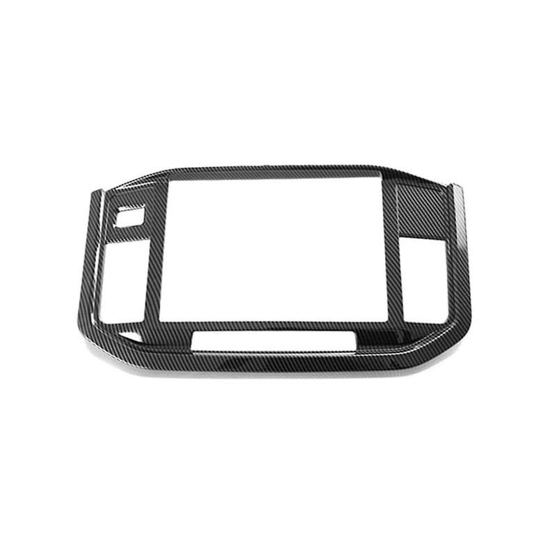 Carbon Fiber Style Central Control Panel Navigation Frame Decoration 2021 2022 2023 Car Accessories