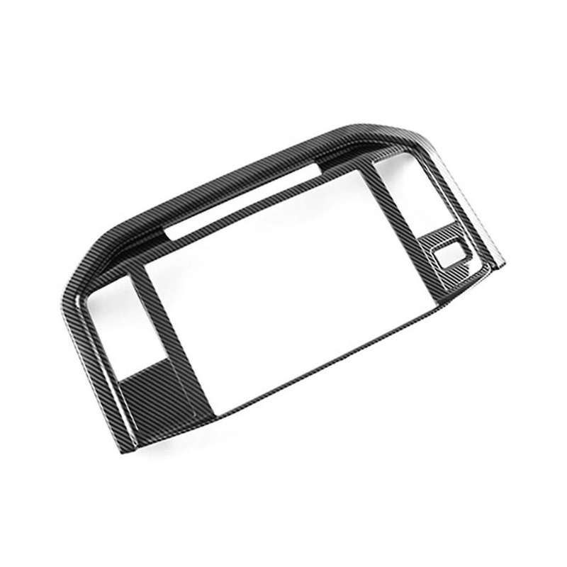 Carbon Fiber Style Central Control Panel Navigation Frame Decoration 2021 2022 2023 Car Accessories