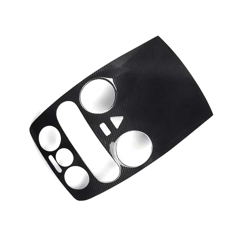 Carbon Fiber Style Car Center Console Dashboard Panel Cover Trim Fit for New 2003- 2010