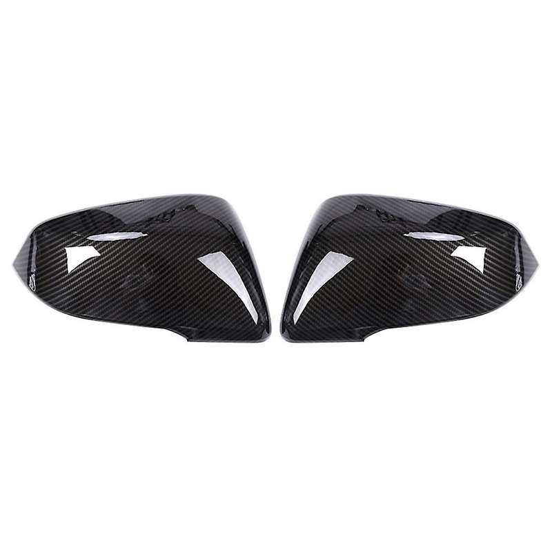 Carbon Fiber Style Car Side Mirror Cover Cap for A90 2018-2020