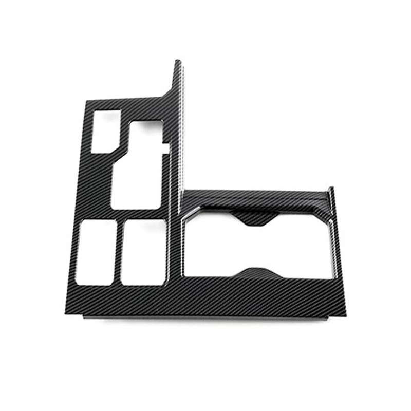 Carbon Fiber Style Central Control Gear Decorative Panel Cover Sticker for 2022-2023 Car Accessorie