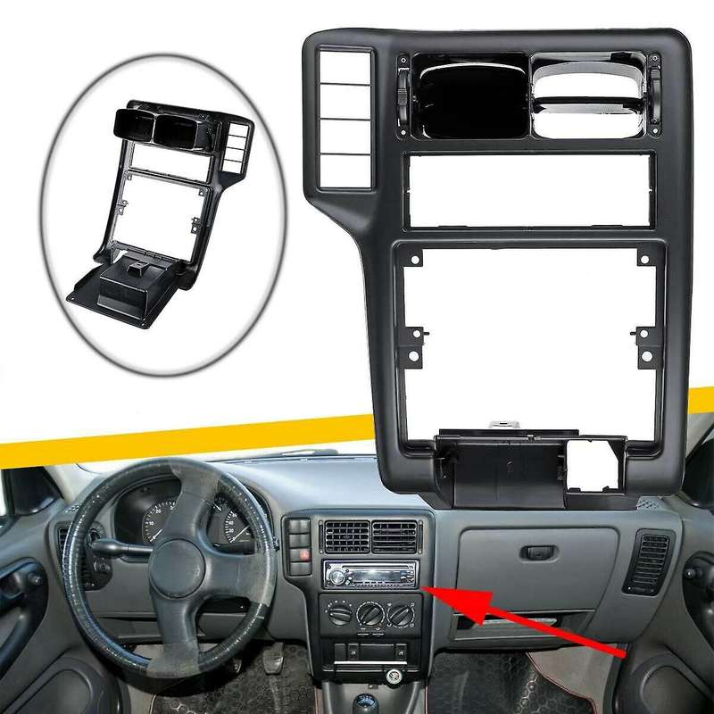 Carbon Fiber Style Center Console Grill Dash AC Grille for 6N 1994-1997 1998-2002 6N1858069A