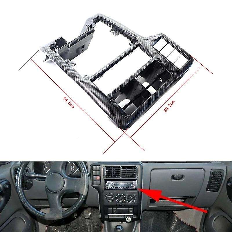 Carbon Fiber Style Center Console Grill Dash AC Grille for 6N 1994-1997 1998-2002 6N1858069A