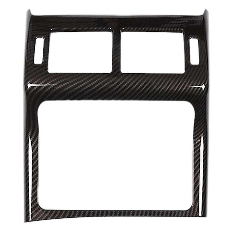 Carbon Fiber Style Car Rear Seat Air Conditioning Outlet Frame Cover Tirm for XE XF F-Pace F Pace X7