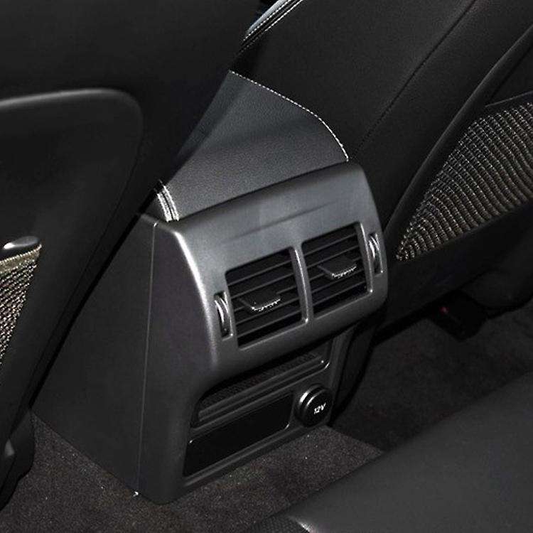 Carbon Fiber Style Car Rear Seat Air Conditioning Outlet Frame Cover Tirm for XE XF F-Pace F Pace X7
