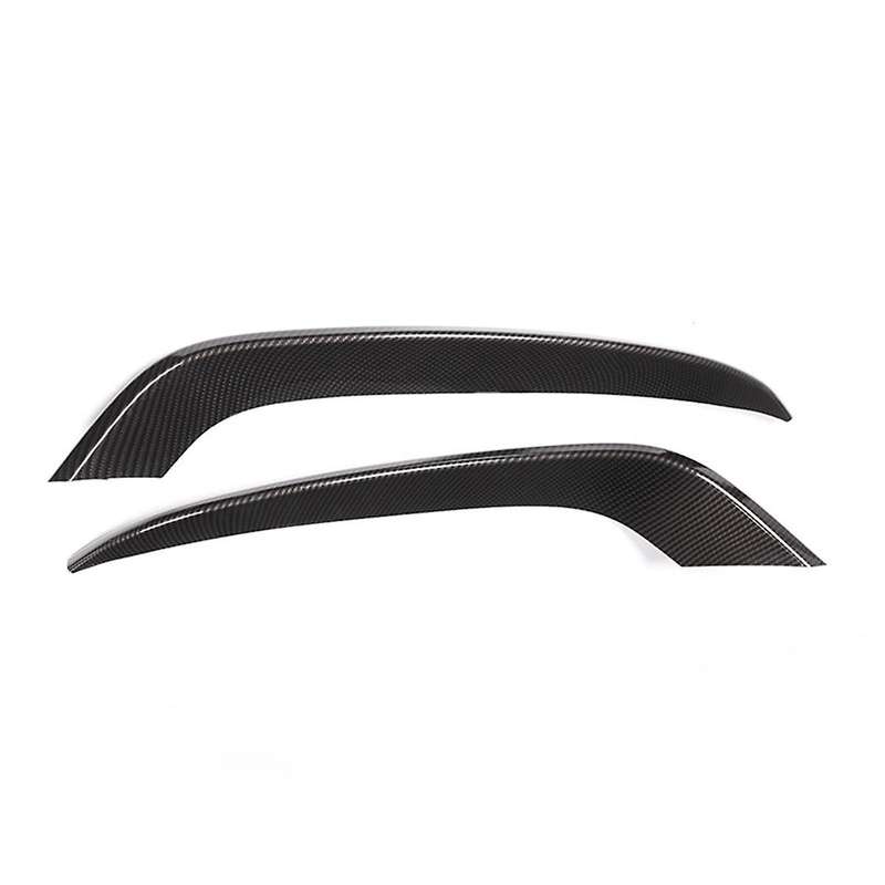 Carbon Fiber Style Front Fog Lights Lamp Strips Cover Trim for 3 Series GT F34 2013-2019 Accessories
