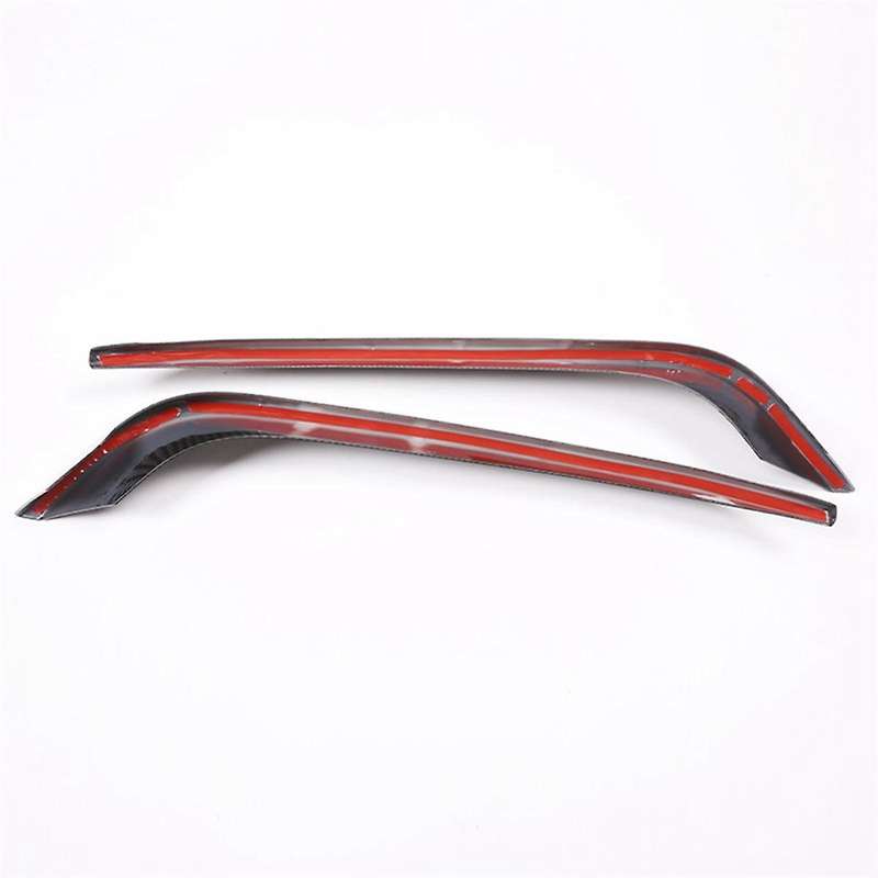 Carbon Fiber Style Front Fog Lights Lamp Strips Cover Trim for 3 Series GT F34 2013-2019 Accessories