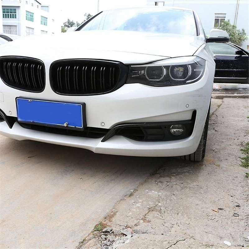 Carbon Fiber Style Front Fog Lights Lamp Strips Cover Trim for 3 Series GT F34 2013-2019 Accessories