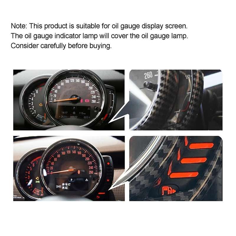 Carbon Fiber Style Dashboard Panel Frame Cover Trim Dash Board Panel Trim for Hatchback F54 F55 F56