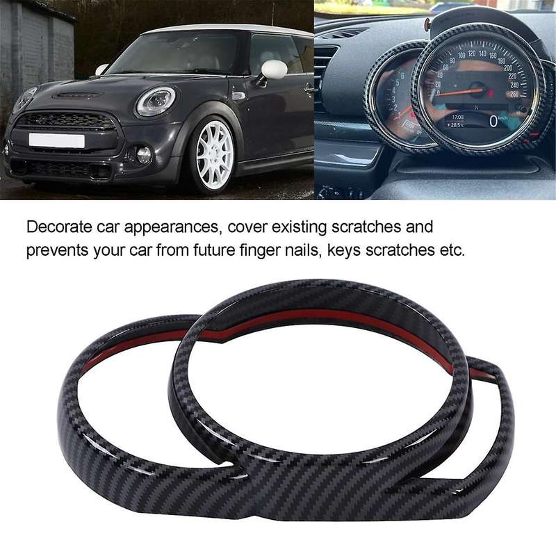 Carbon Fiber Style Dashboard Panel Frame Cover Trim Dash Board Panel Trim for Hatchback F54 F55 F56