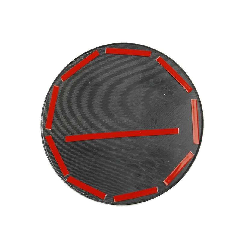 Carbon Fiber Style Fuel Tank Cover Gas Door Molding Trim for 2024 Accessories