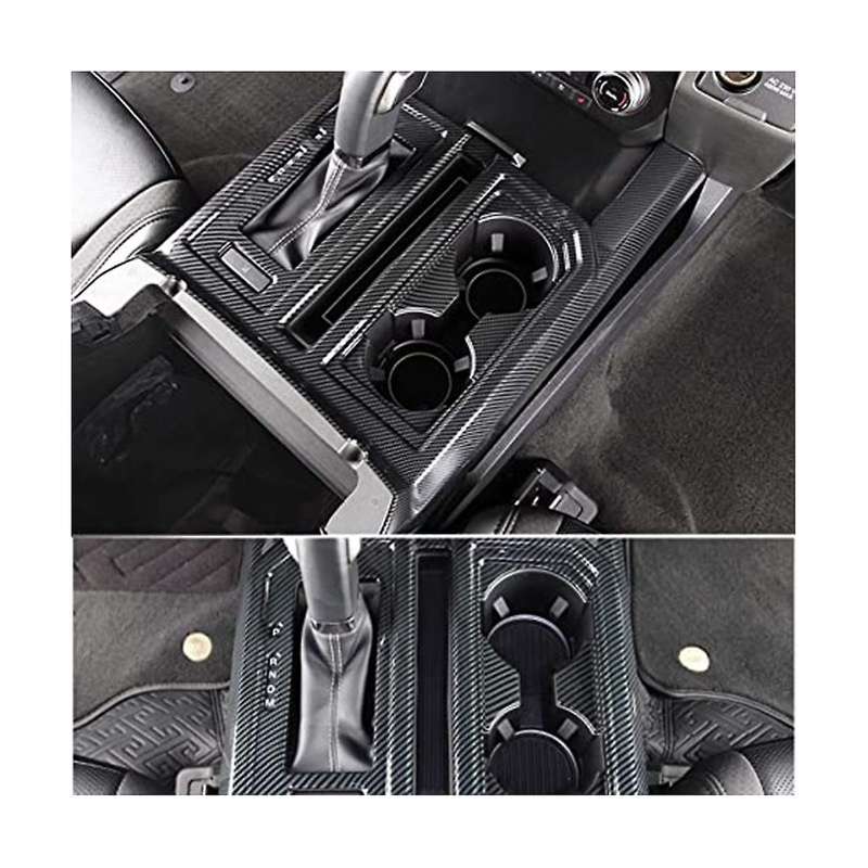 Carbon Fiber Style Gear Shift Panel Center Console Cover Trim Frame for 2021 2022 2023