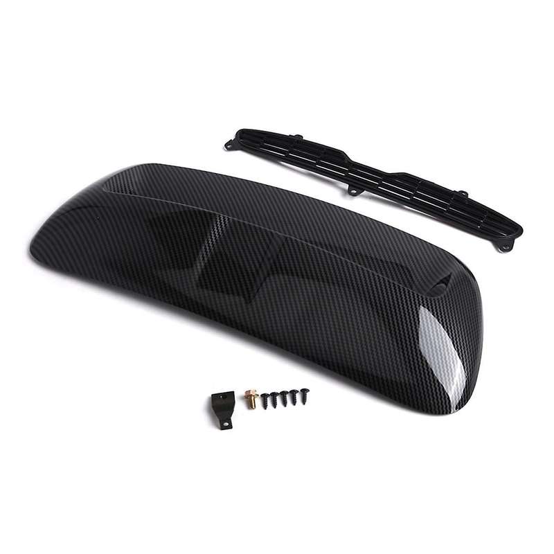 Carbon Fiber Style for S R55 R56 R57 R58 2007-2013 Hood Air Intake Vent Scoop