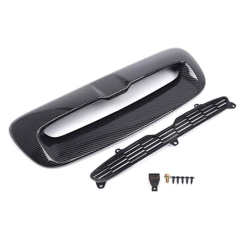 Carbon Fiber Style for S R55 R56 R57 R58 2007-2013 Hood Air Intake Vent Scoop