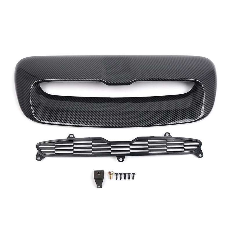 Carbon Fiber Style for S R55 R56 R57 R58 2007-2013 Hood Air Intake Vent Scoop
