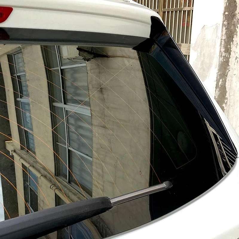 Carbon Fiber Style Rear Window Side Spoiler Canard Canards Splitter for - X3 F25 2011-2017