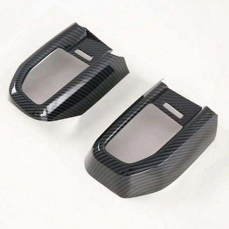 Carbon Fiber Style Middle Air Condition AC Outlet Vent Frame Cover Trim Frame Fit for Explorer 2020