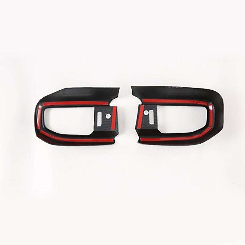 Carbon Fiber Style Middle Air Condition AC Outlet Vent Frame Cover Trim Frame Fit for Explorer 2020