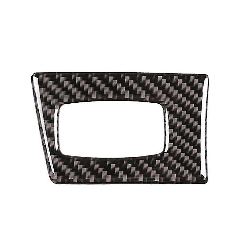 Carbon Fiber Switch Key Hole Cover Decorative Frame, Car Interior Decoration Sticker, for 3 Series E