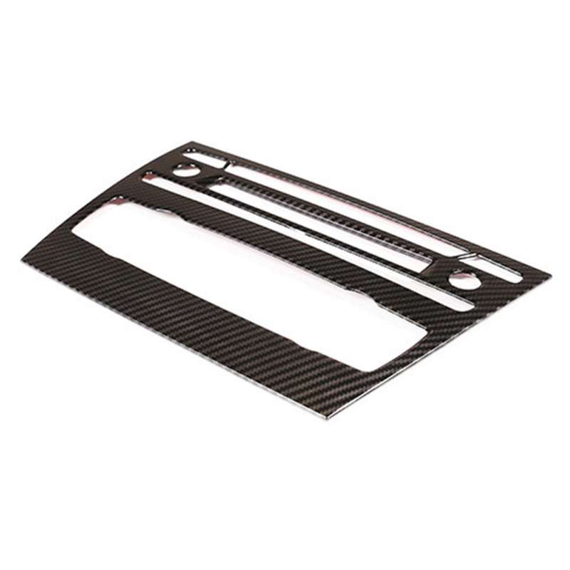 Carbon Fiber Styling Car Center Control Volume Air Conditioning Knob Frame Cover Trim for - 3 Series