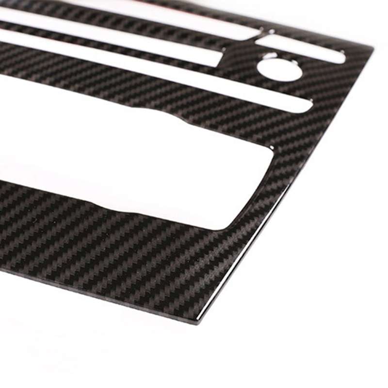 Carbon Fiber Styling Car Center Control Volume Air Conditioning Knob Frame Cover Trim for - 3 Series