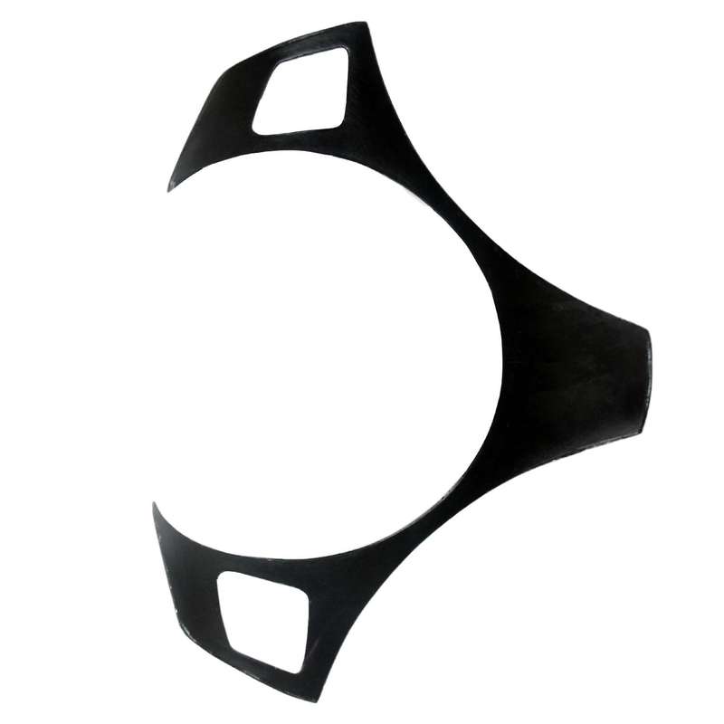 Carbon Fiber Style Steering Wheel Decoration Cover Trim Frame Sticker for 3 Series E90 E92 E93 2005-