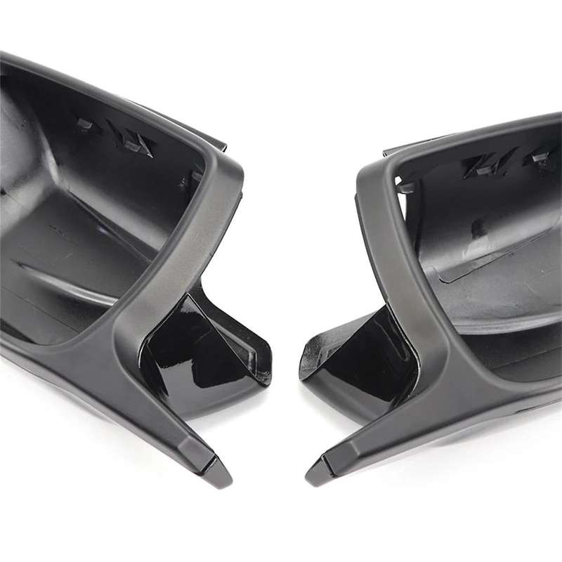 Carbon Fiber Style Side Mirror Cover Caps Replacement New M Look Mirror Covers for X5 E53 1999-2006