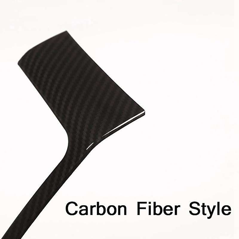 Carbon Fiber Texture Dashboard Side Air Vent Outlet Frame Cover Fit for Sport 2014-2019