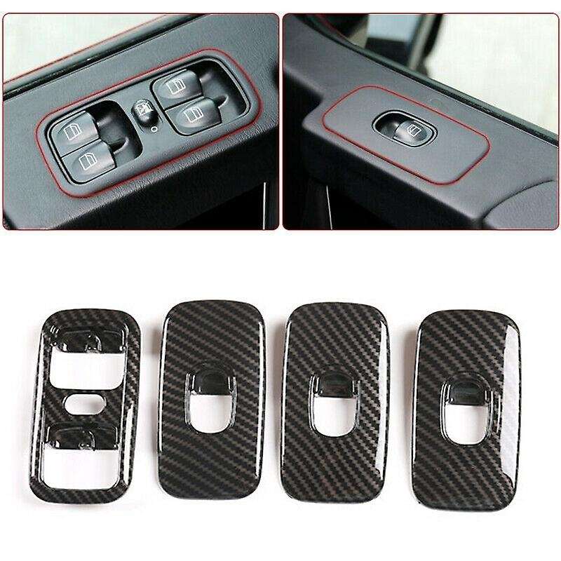 Carbon Fiber Window Lift Switch Button Frame Trim for G Wagon Class W463 2007-2010