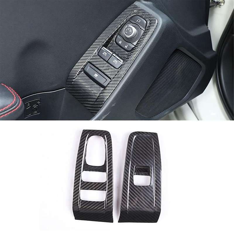 Carbon Fiber Window Lift Control Panel Sticker for GR86 for BRZ 2022-2024 GR86/BRZ Carbon Fiber