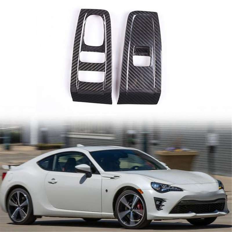 Carbon Fiber Window Lift Control Panel Sticker for GR86 for BRZ 2022-2024 GR86/BRZ Carbon Fiber