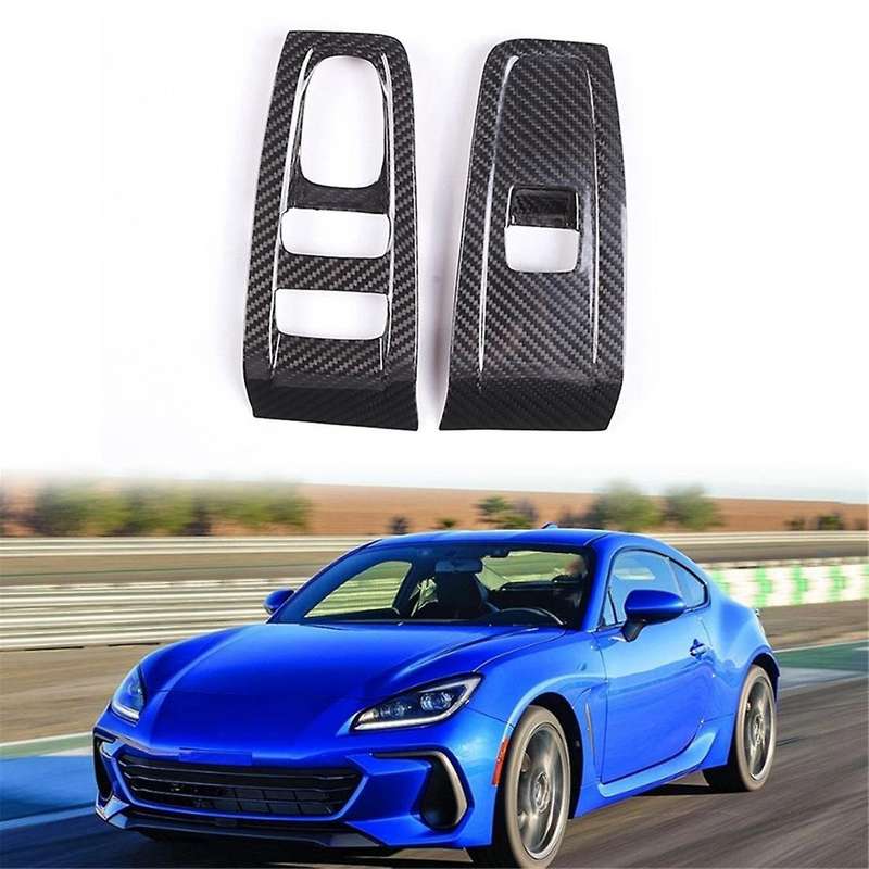 Carbon Fiber Window Lift Control Panel Sticker for GR86 for BRZ 2022-2024 GR86/BRZ Carbon Fiber
