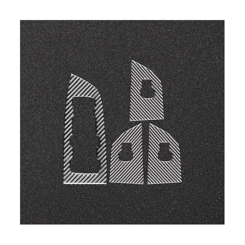 Carbon Fiber Window Lift Switch Panel Trim Sticker Decoration for 2021 2022 Accessories