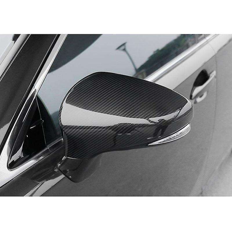 Carbon Fiber Wing Rearview Mirror Cover Caps Trim for ES IS250 IS300 GS GS350 GS450H Left Hand Drive