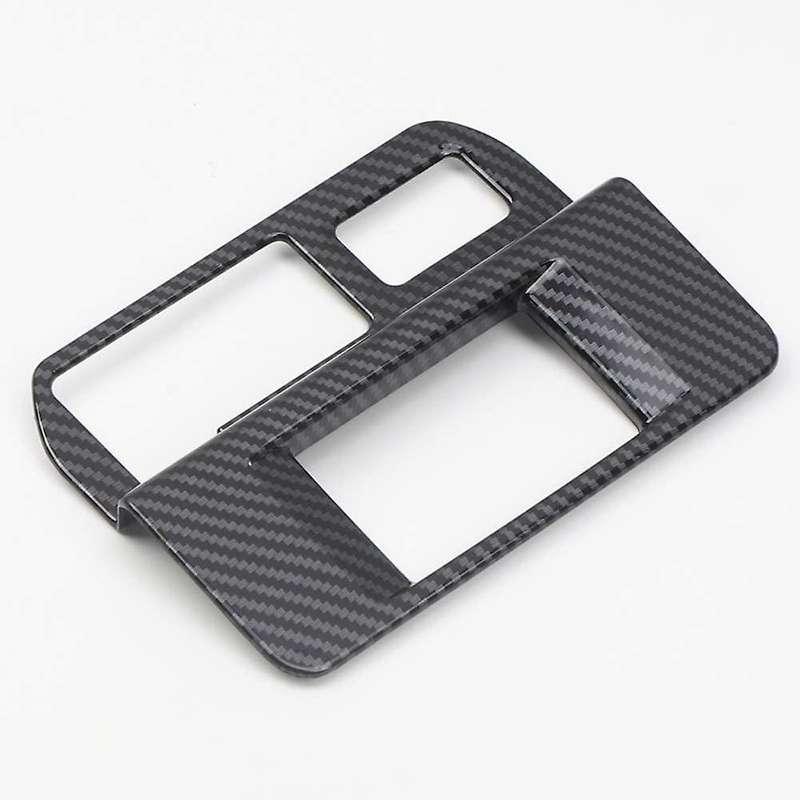 Carbon Fibre Fog Light Switch Control Button Panel Cover Trims Frame Car Accessories for 2016-2020