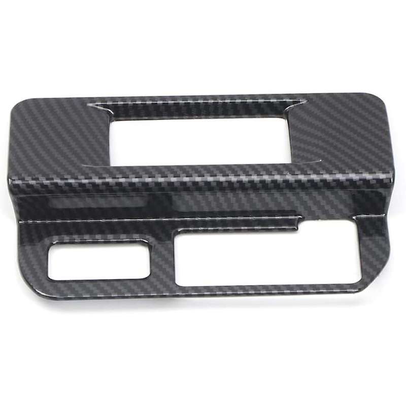 Carbon Fibre Fog Light Switch Control Button Panel Cover Trims Frame Car Accessories for 2016-2020