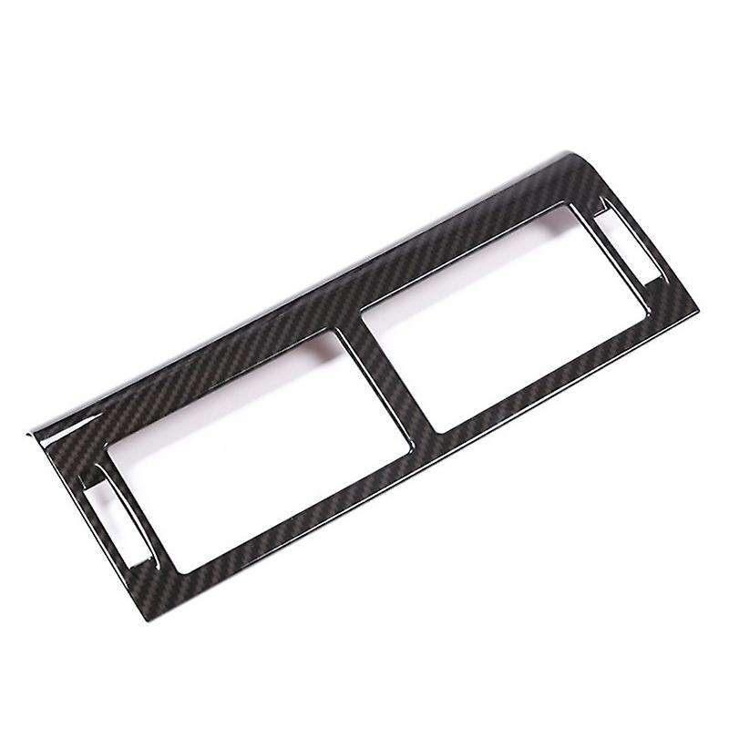 Carbon Fibre Central Control Air Vent Outlet Frame Cover Trim Car Accessories for Sport 2015-2019