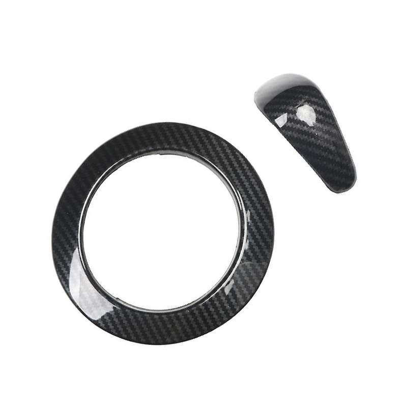 Carbon Fibre Gear Shift Knob Cover Shift Lever Decorative Cover for 2011-2017