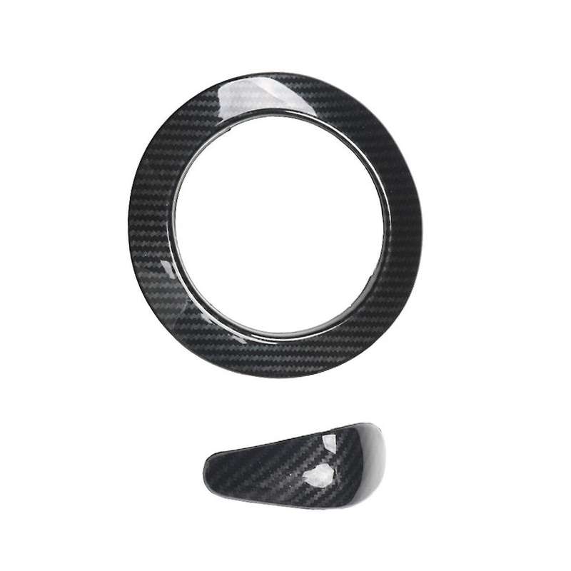 Carbon Fibre Gear Shift Knob Cover Shift Lever Decorative Cover for 2011-2017