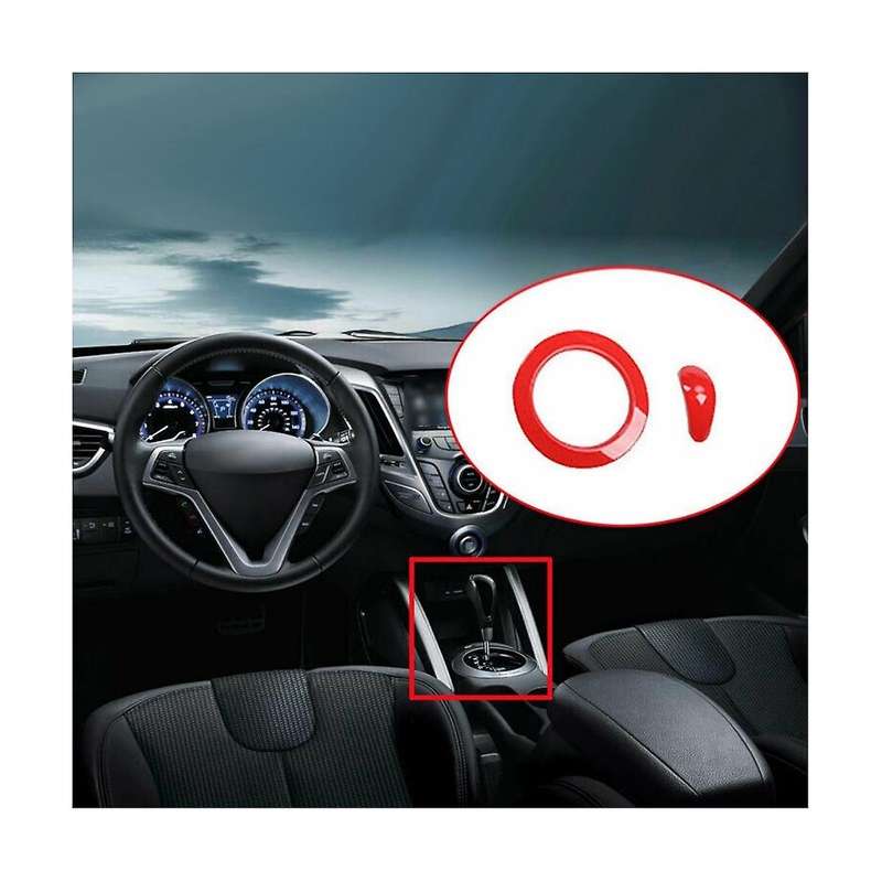 Carbon Fibre Gear Shift Knob Cover Shift Lever Decorative Cover for 2011-2017